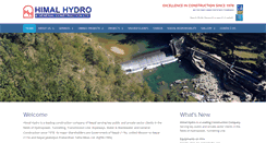 Desktop Screenshot of himalhydro.com.np